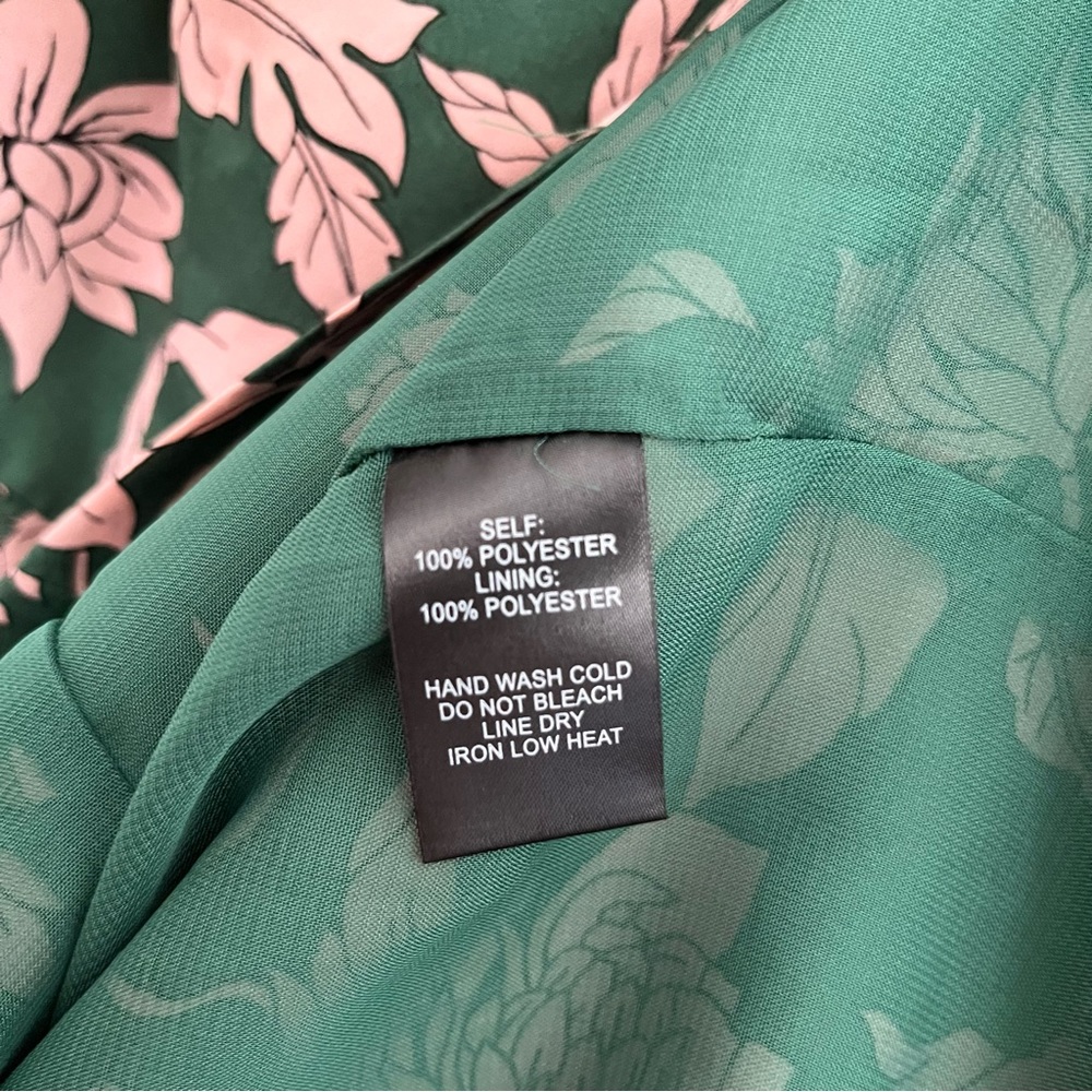 👒 LULU’S - Pink and green floral dress - Spring dress - Picture 7 of 7